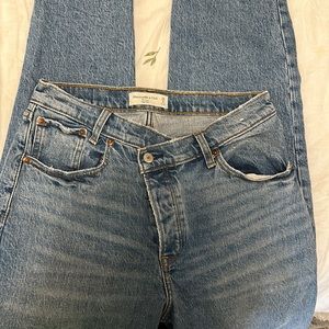Abercrombie dad high rise jeans